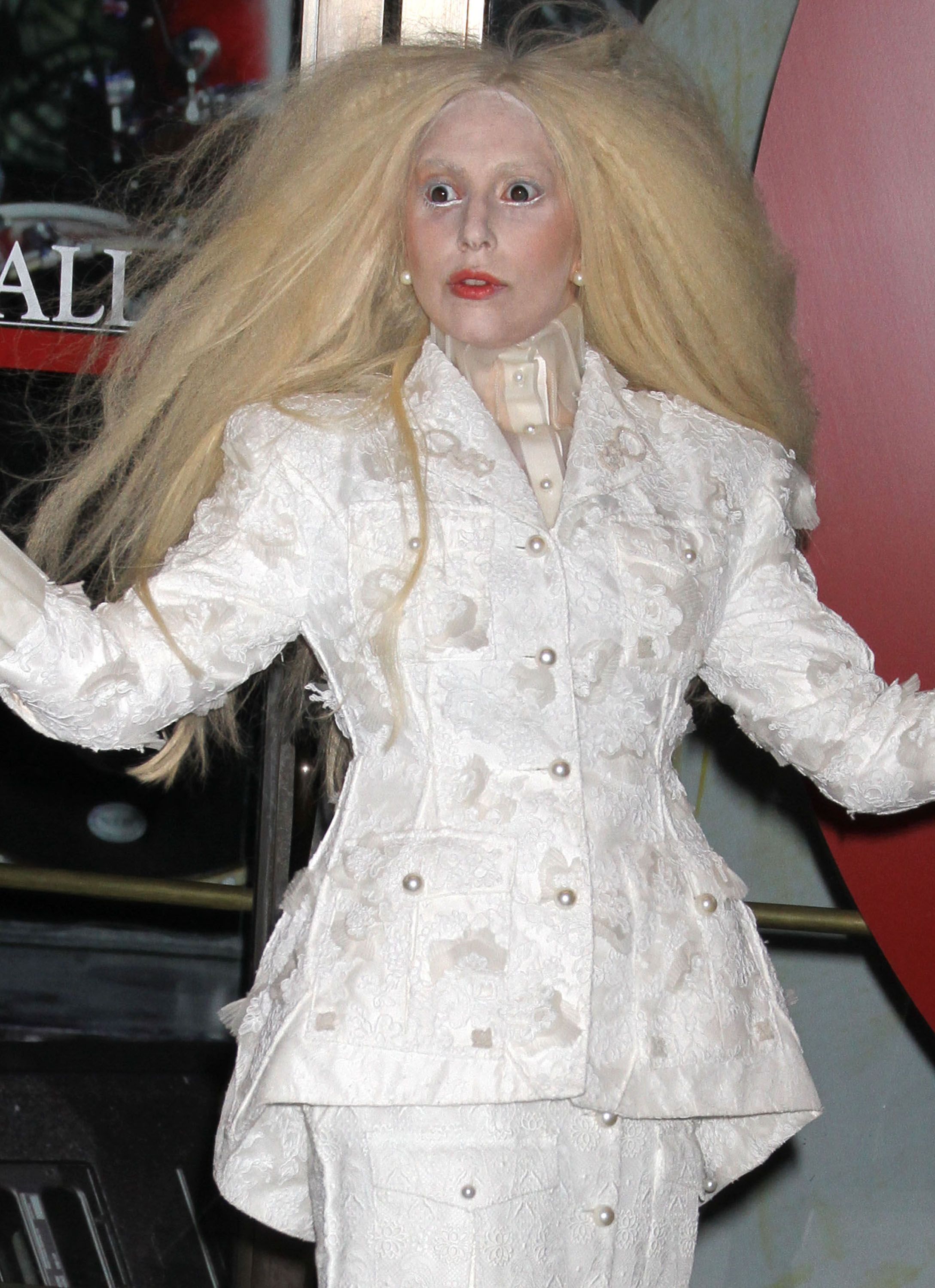 Леди Гага платье из хомяков